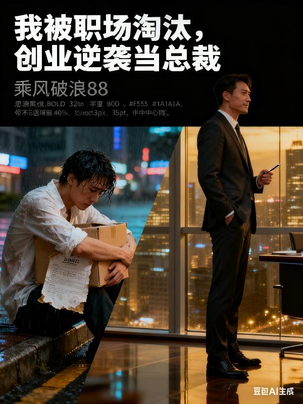 我被职场淘汰，创业逆袭当总裁！