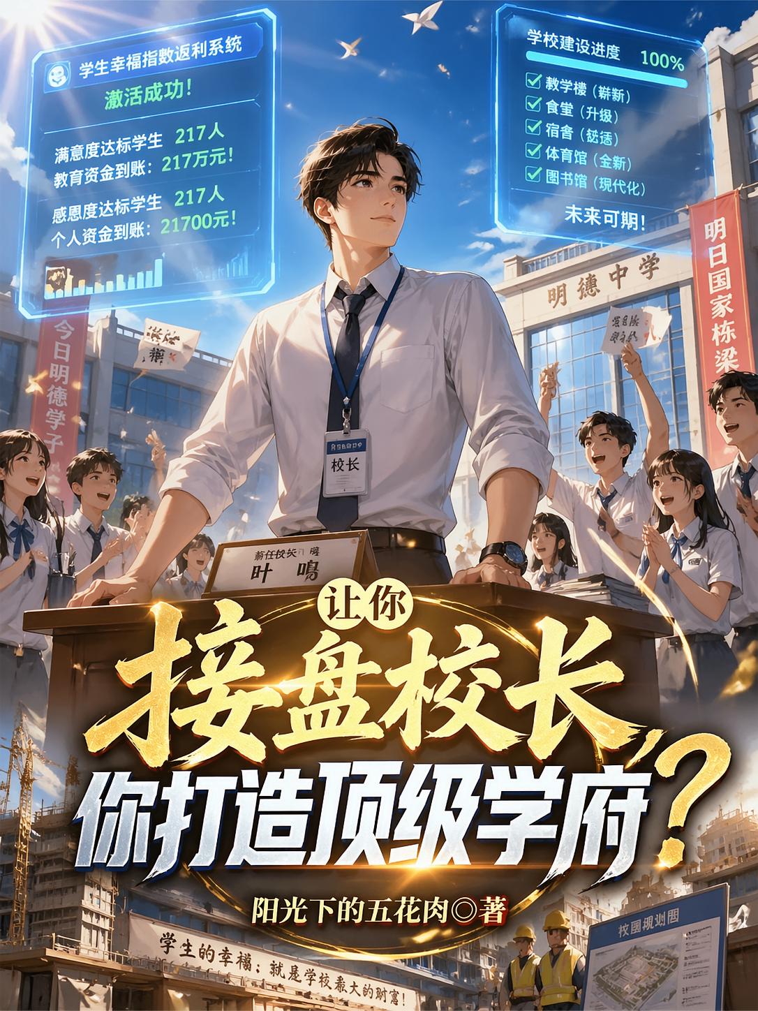 让你接盘校长，你打造顶级学府？