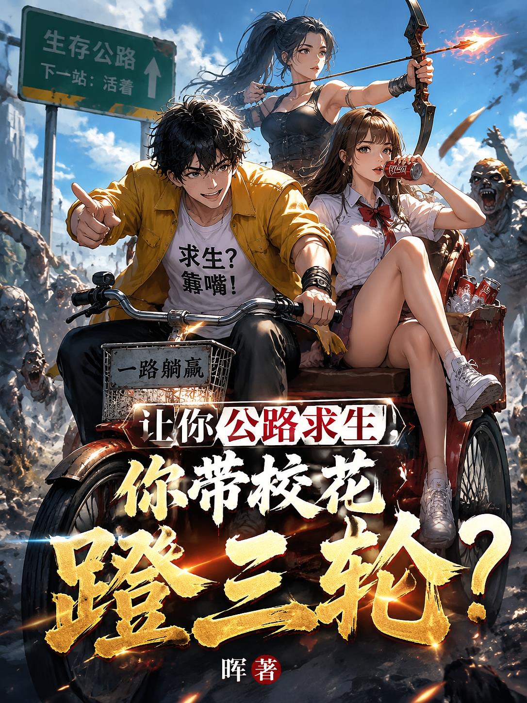 让你公路求生,你带校花蹬三轮?