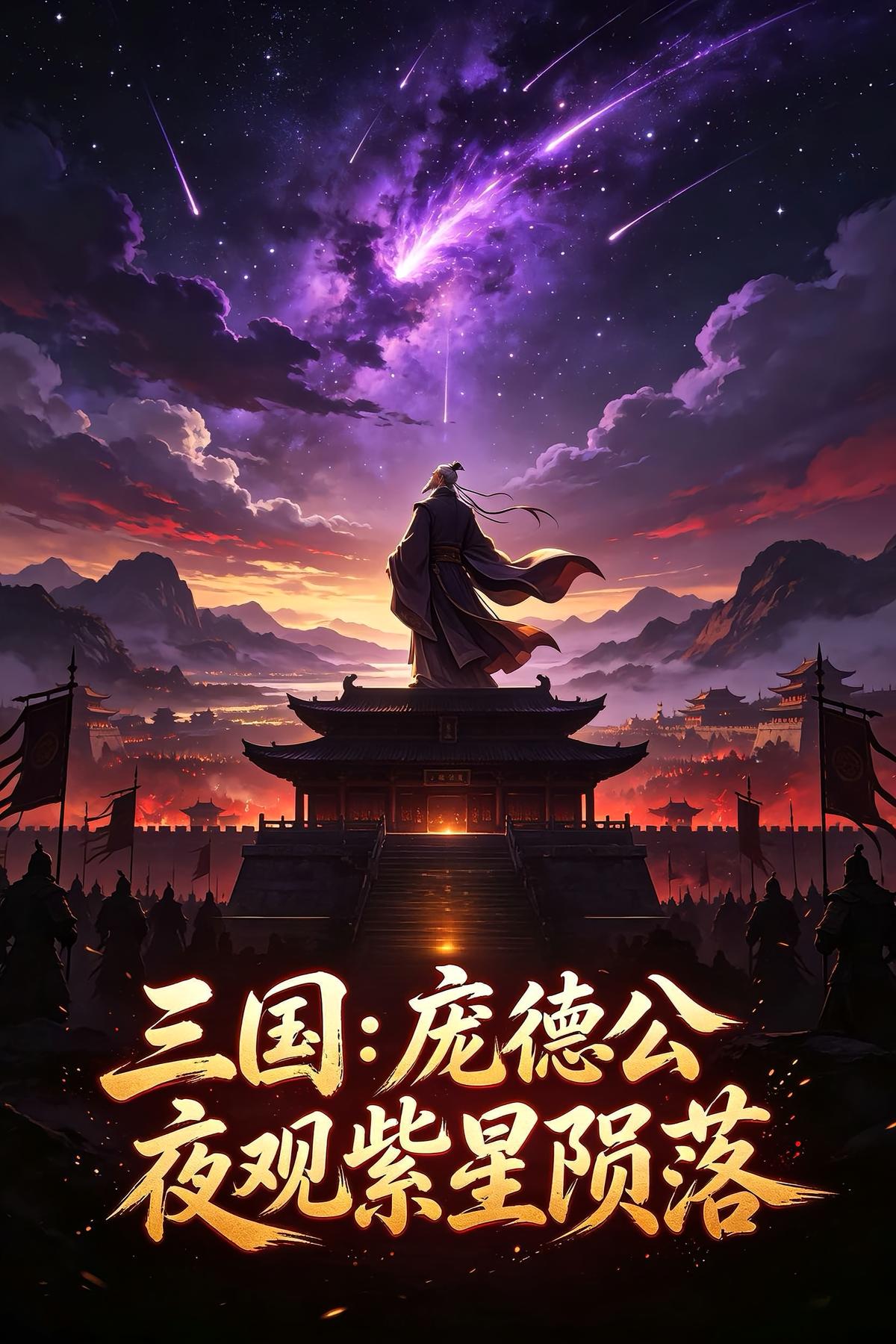 三国：庞德公夜观紫星陨落